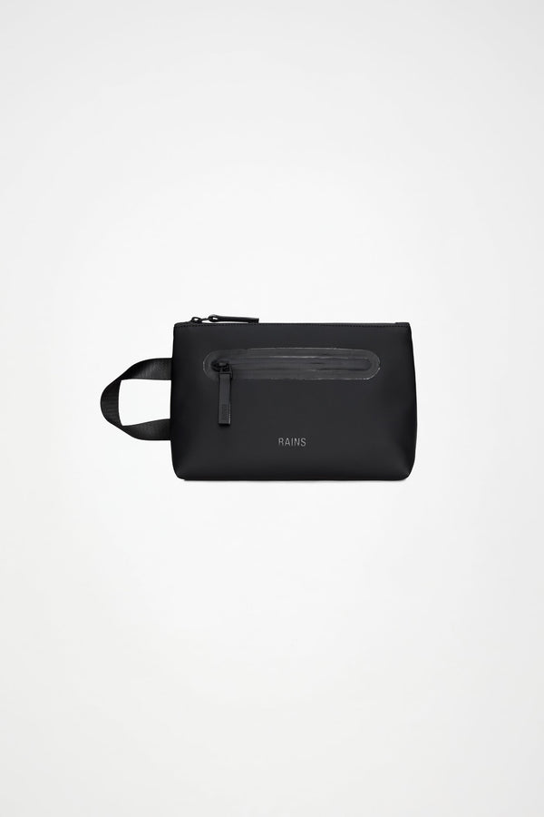 Rains COSMETIC BAG ZIP Black — Rains