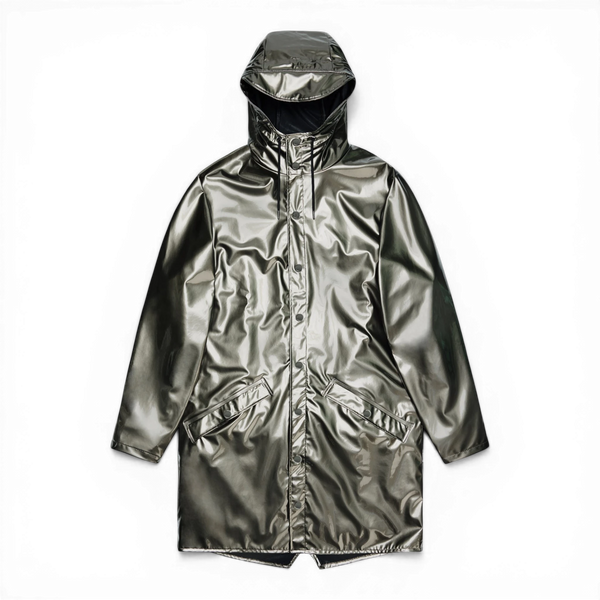Rains RAINS LONG JACKET Raven — Rains