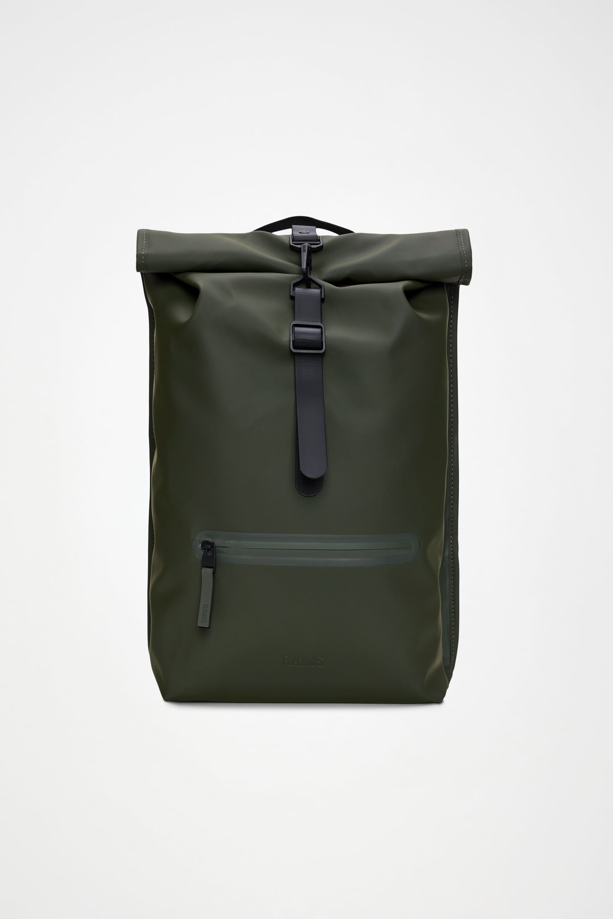 Rains ROLLTOP RUCKSACK Green | Uptown Store