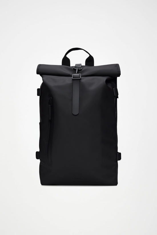 Rains ROLLTOP RUCKSACK LARGE Black — Rains
