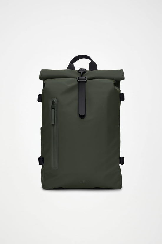 Rains ROLLTOP RUCKSACK LARGE Green — Rains