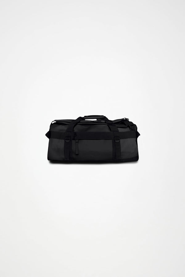 Rains TEXEL DUFFEL BAG SMALL Black — Rains