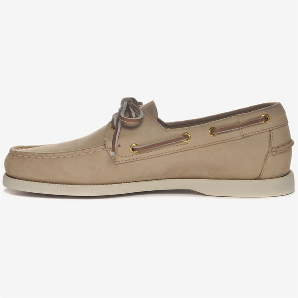 SEBAGO DOCKSIDES PORTLAND NUBUCK BEIGE CAMEL