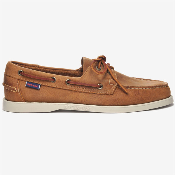 SEBAGO PORTLAND FLESH OUT BROWN TAN — Sebago