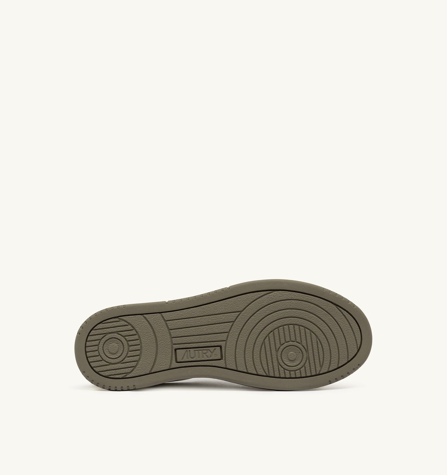Autry MEDALIST LOW Cuir Blanc et Vert Militaire