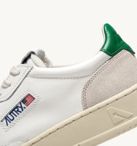 Autry MEDALIST LOW Cuir et Suede Vert