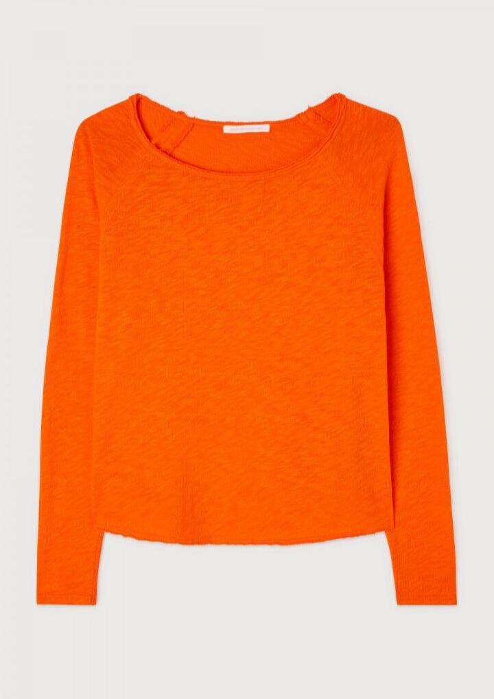 T-shirt Sonoma Col Bateau Orange - Uptown 42