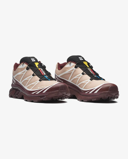 Salomon XT-6 GTX Mahogany Rose Tawny Port side