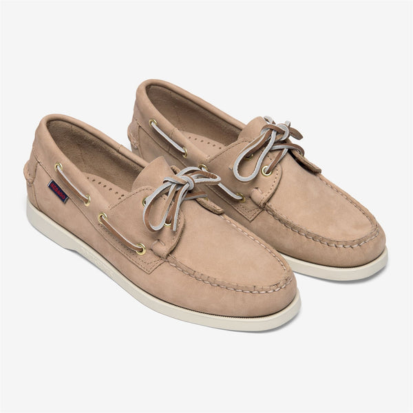 Sebago DOCKSIDES PORTLAND NUB WOMAN BEIGE CAMEL