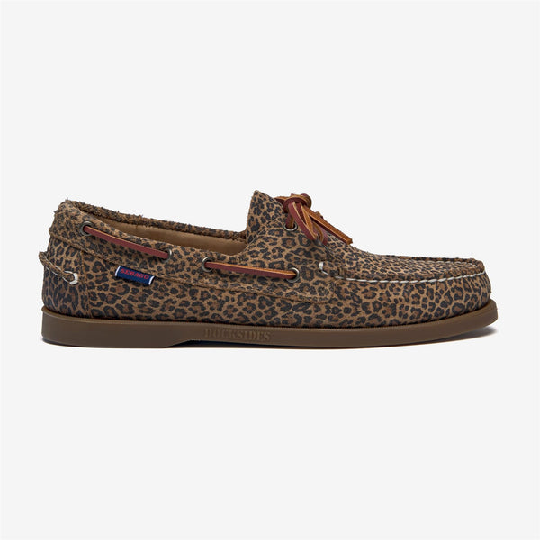 Sebago PORTLAND FLESH OUT PRINT WOMAN BROWN LEOPARD — Sebago