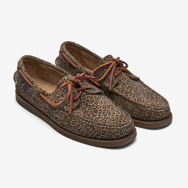 Sebago PORTLAND FLESH OUT PRINT WOMAN BROWN LEOPARD
