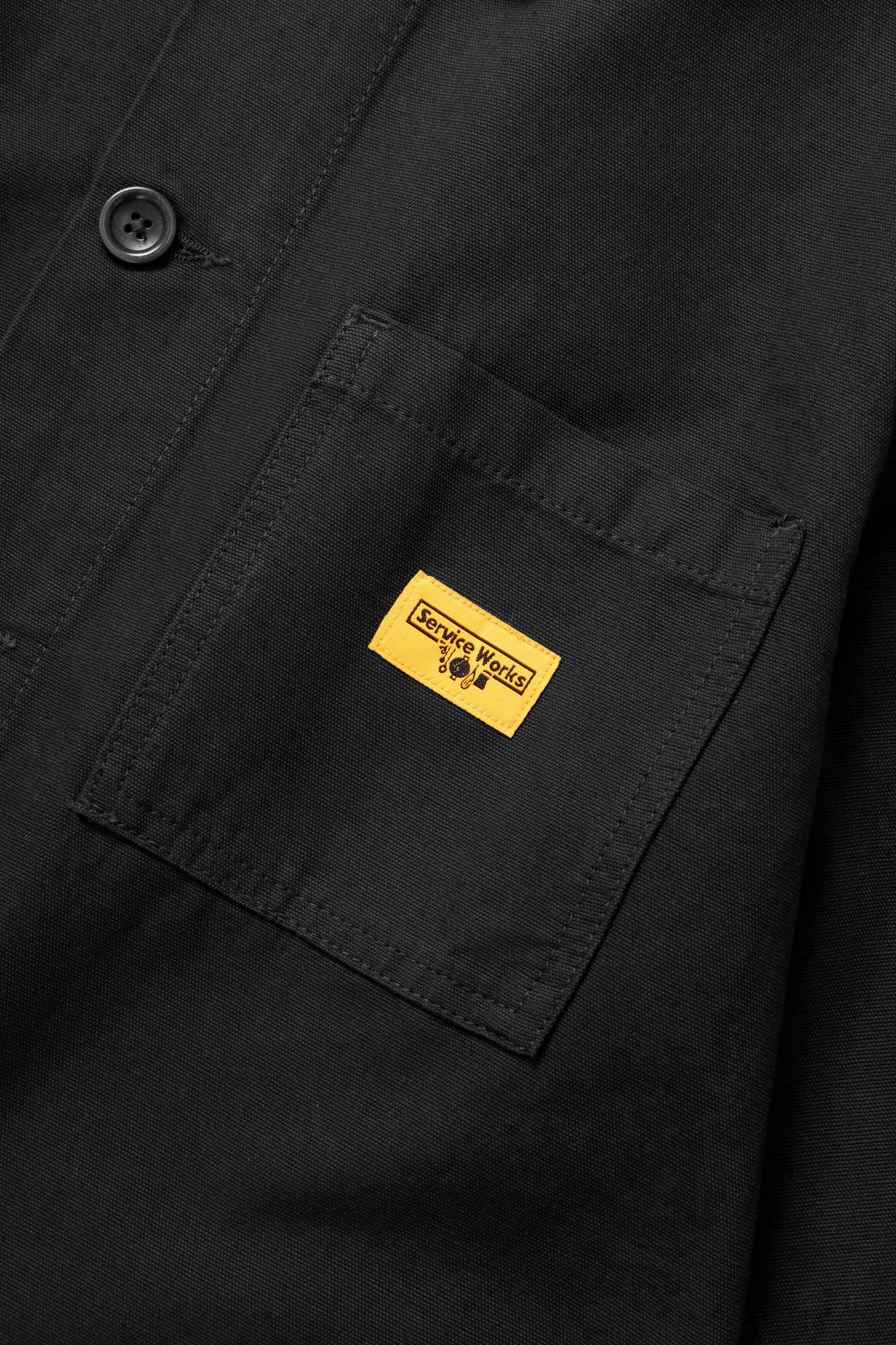 Service Works Canvas Chore Shirt Black