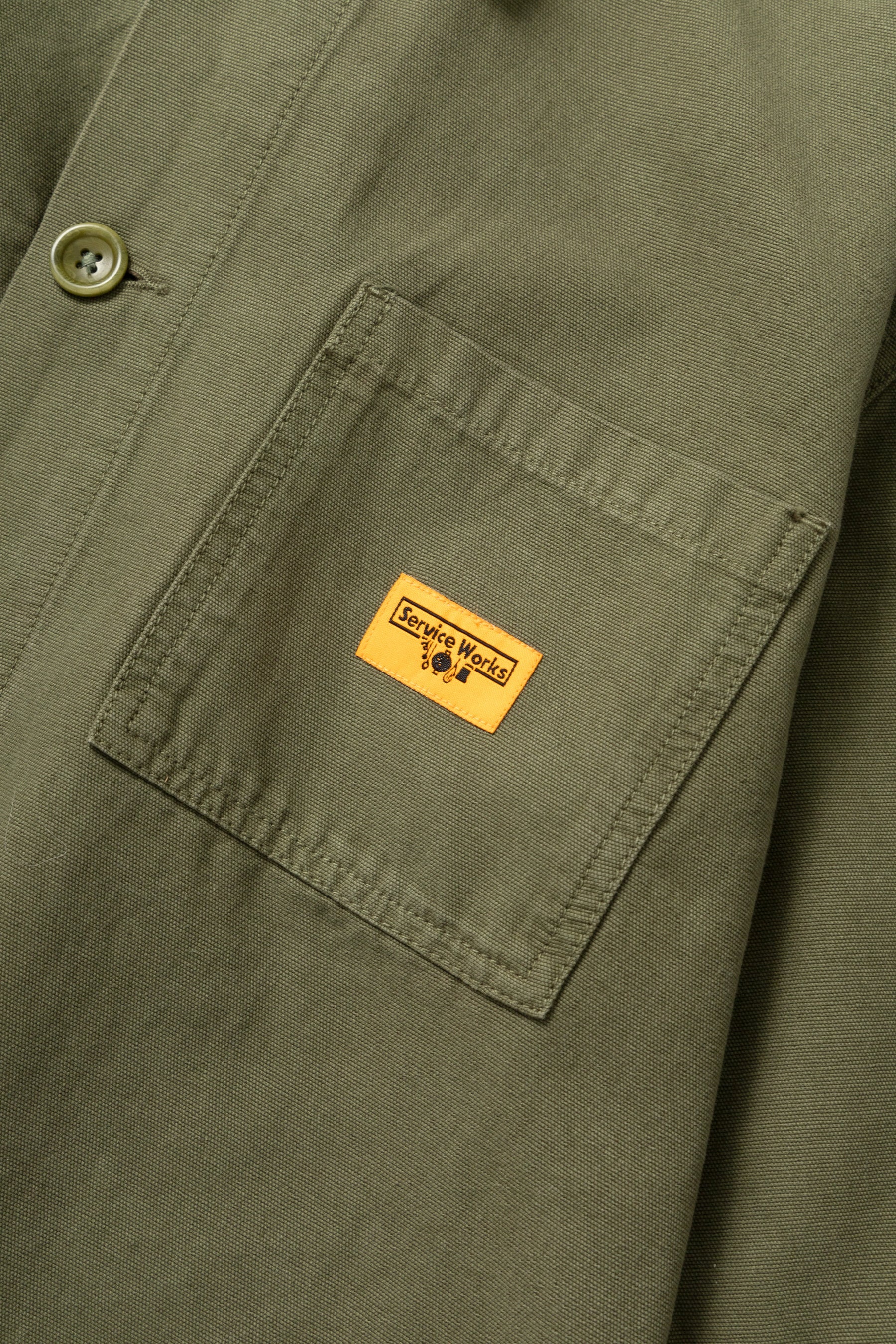 Service Works Canvas Chore Shirt Olive