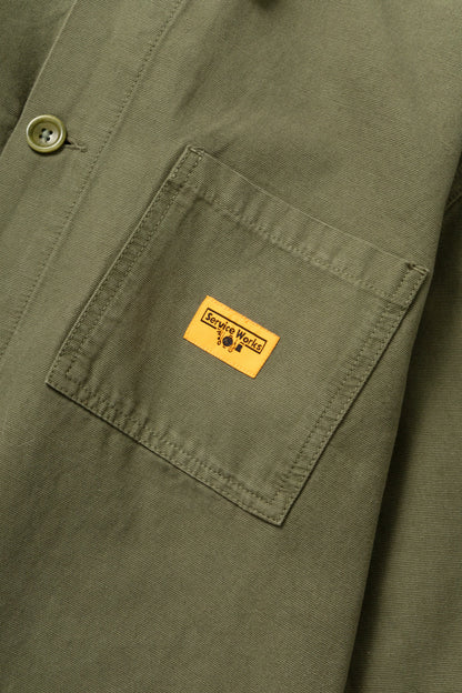 Service Works Canvas Chore Shirt Olive