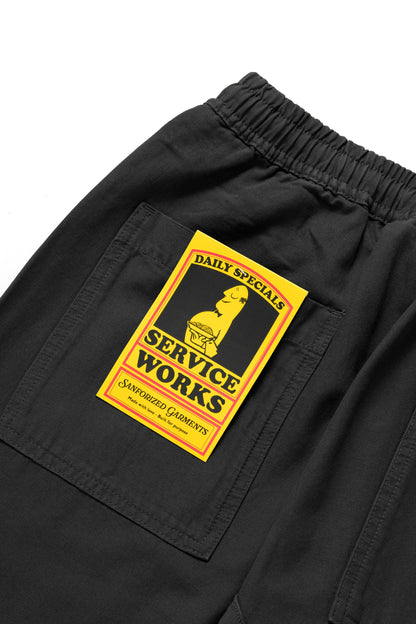 Service Works Classic Canvas Chef Pant Black