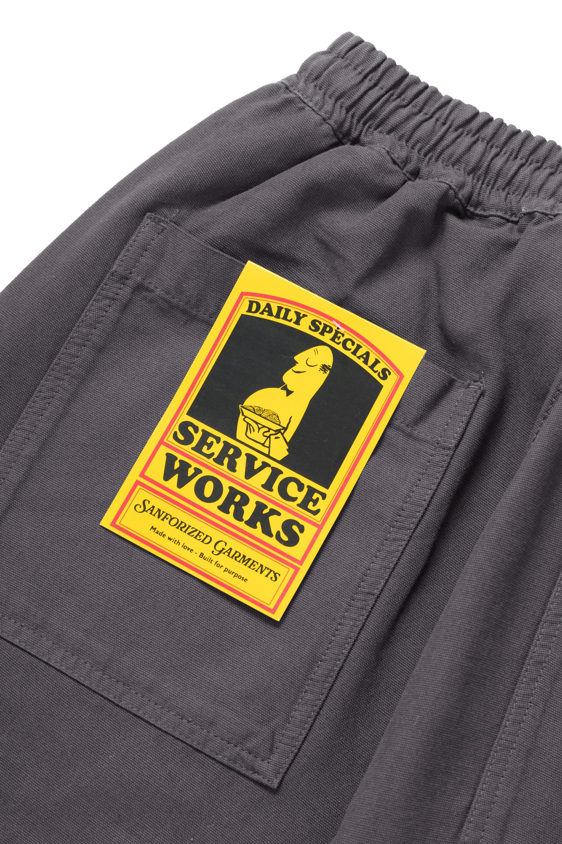 Service Works Classic Canvas Chef Pant Grey