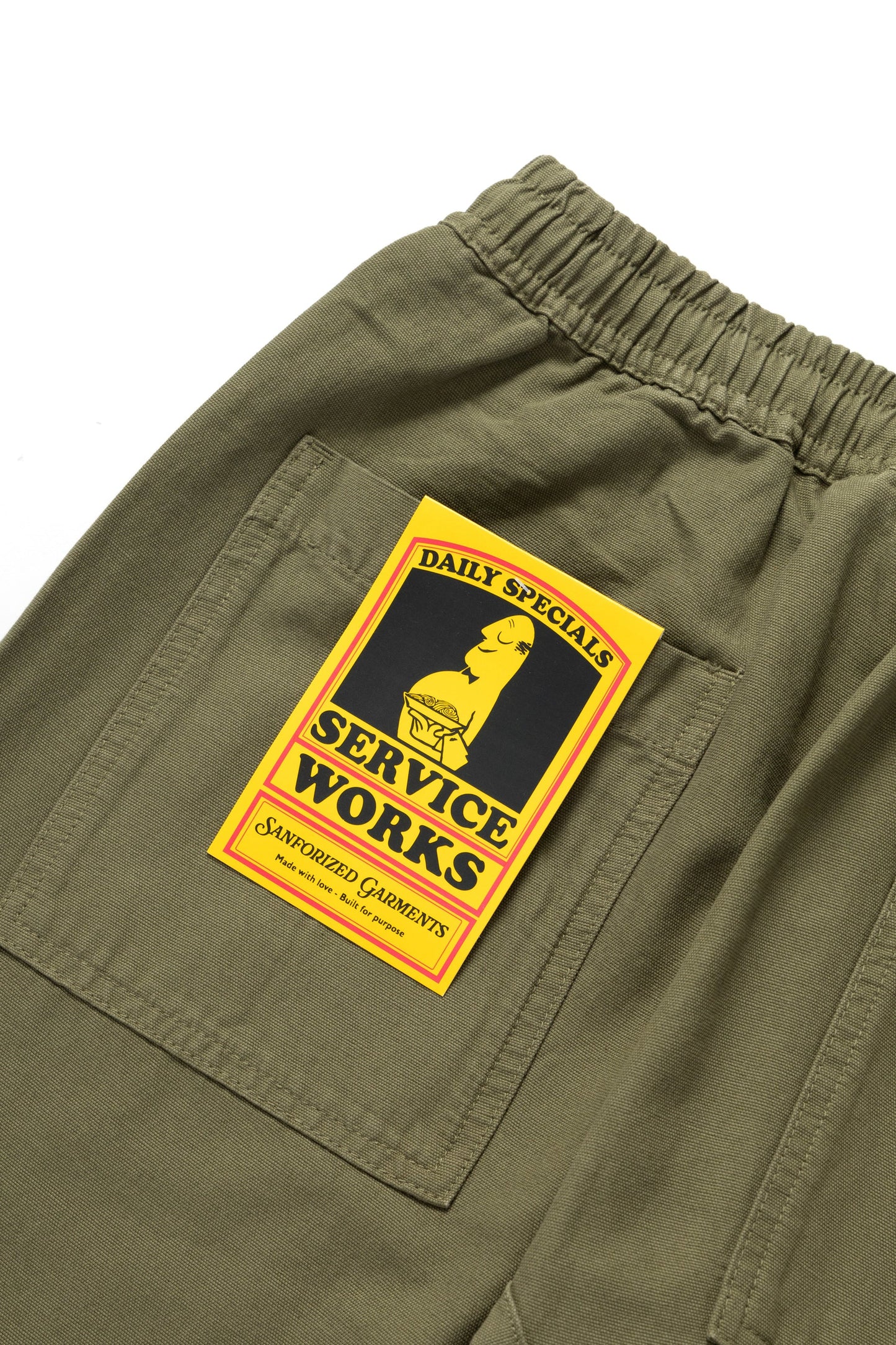 Service Works Classic Canvas Chef Pant Olive