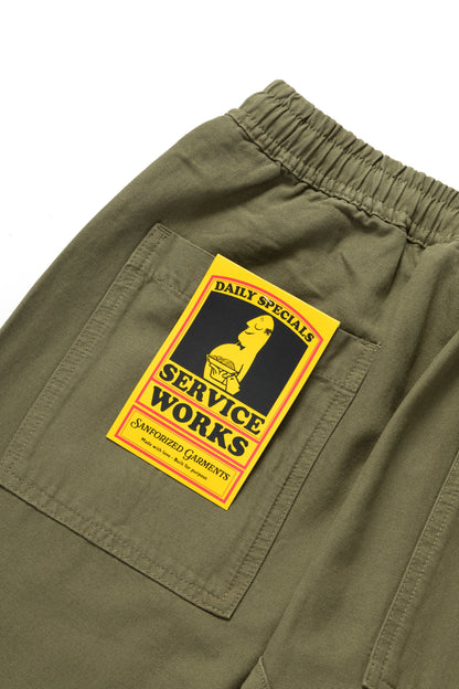Service Works Classic Canvas Chef Pant Olive