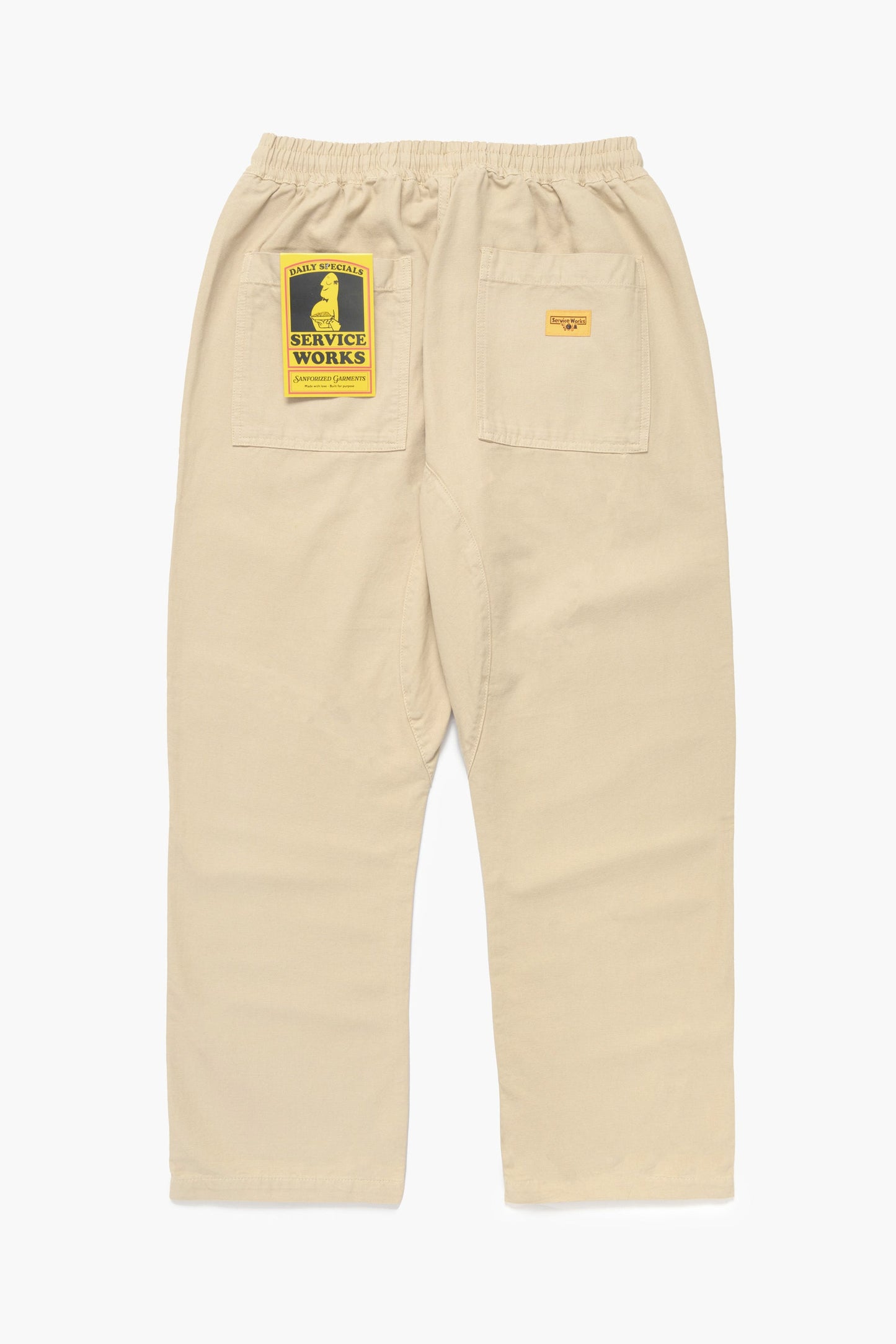Service Works Classic Canvas Chef Pant Pale Khaki