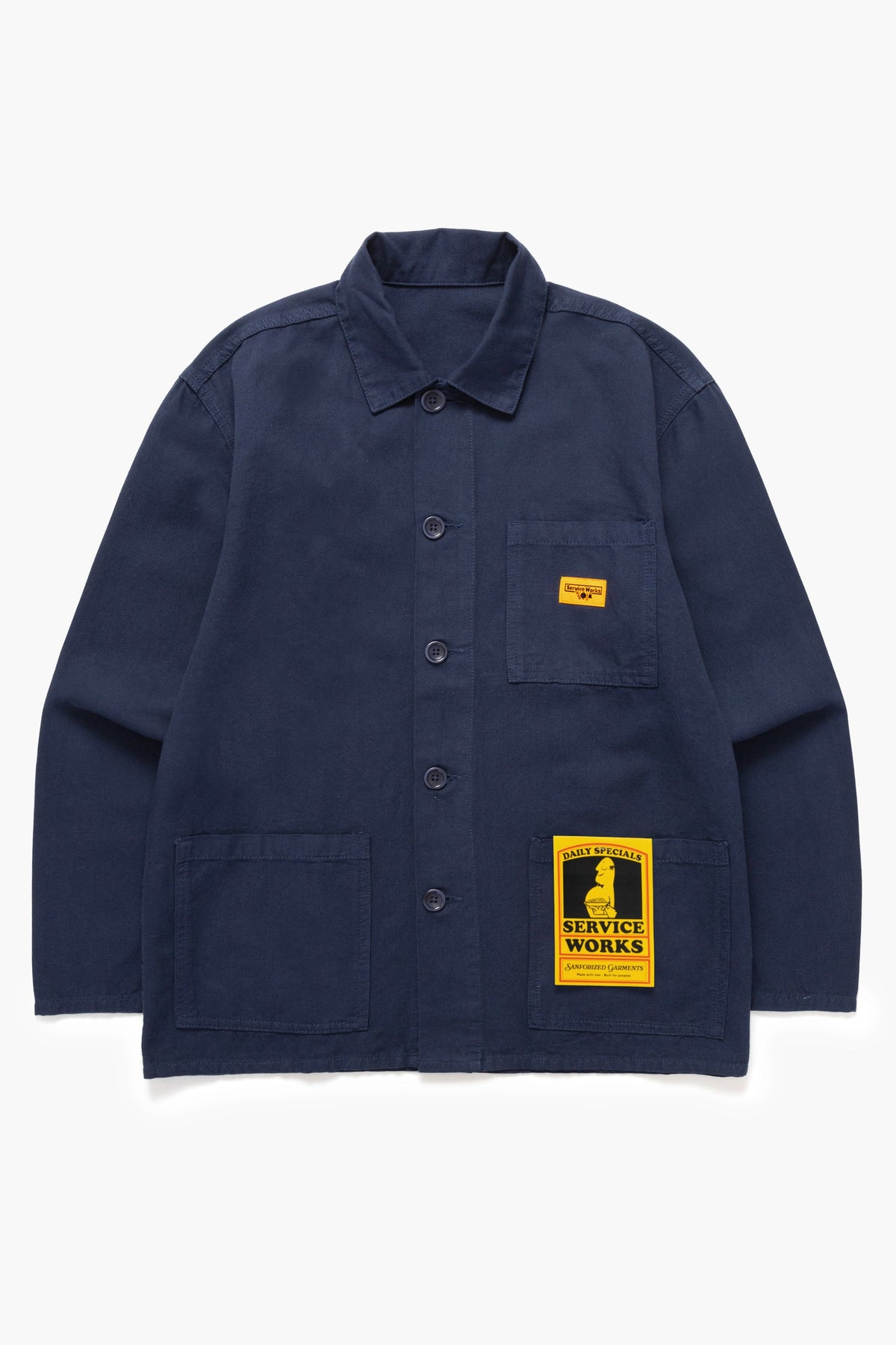 Service Works Classic Chore Shirt Dark Navy