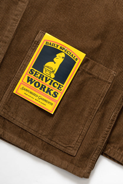 Service Works Corduroy Chore Shirt Bark