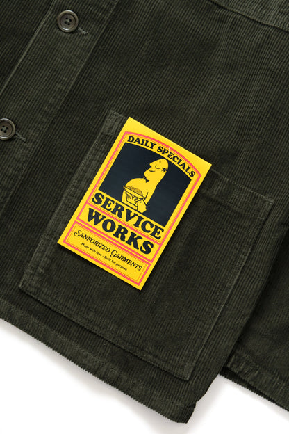 Service Works Corduroy Chore Shirt Coppice