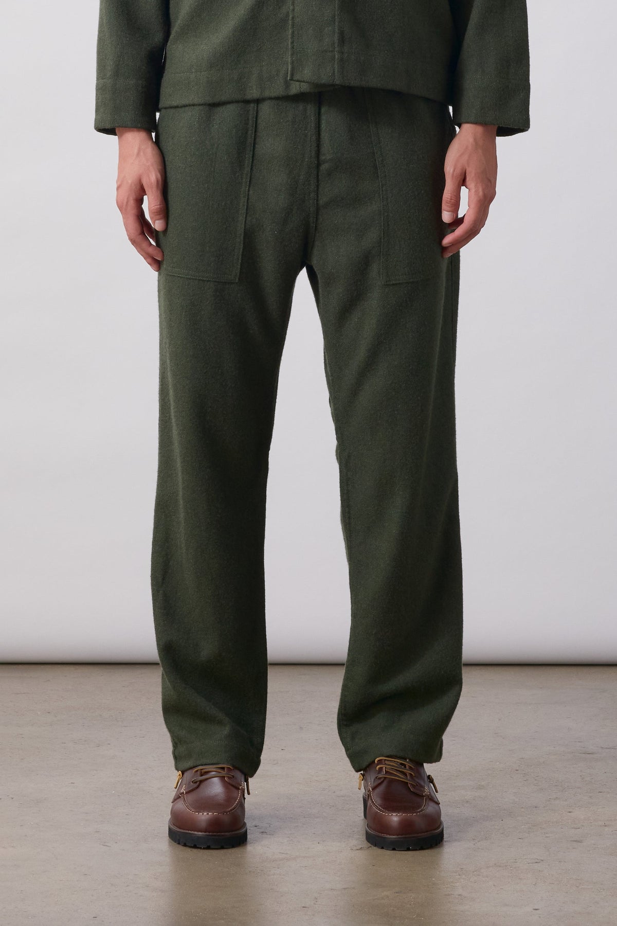 Service Works Flannel Chef Pants Forest