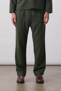 Service Works Flannel Chef Pants Forest