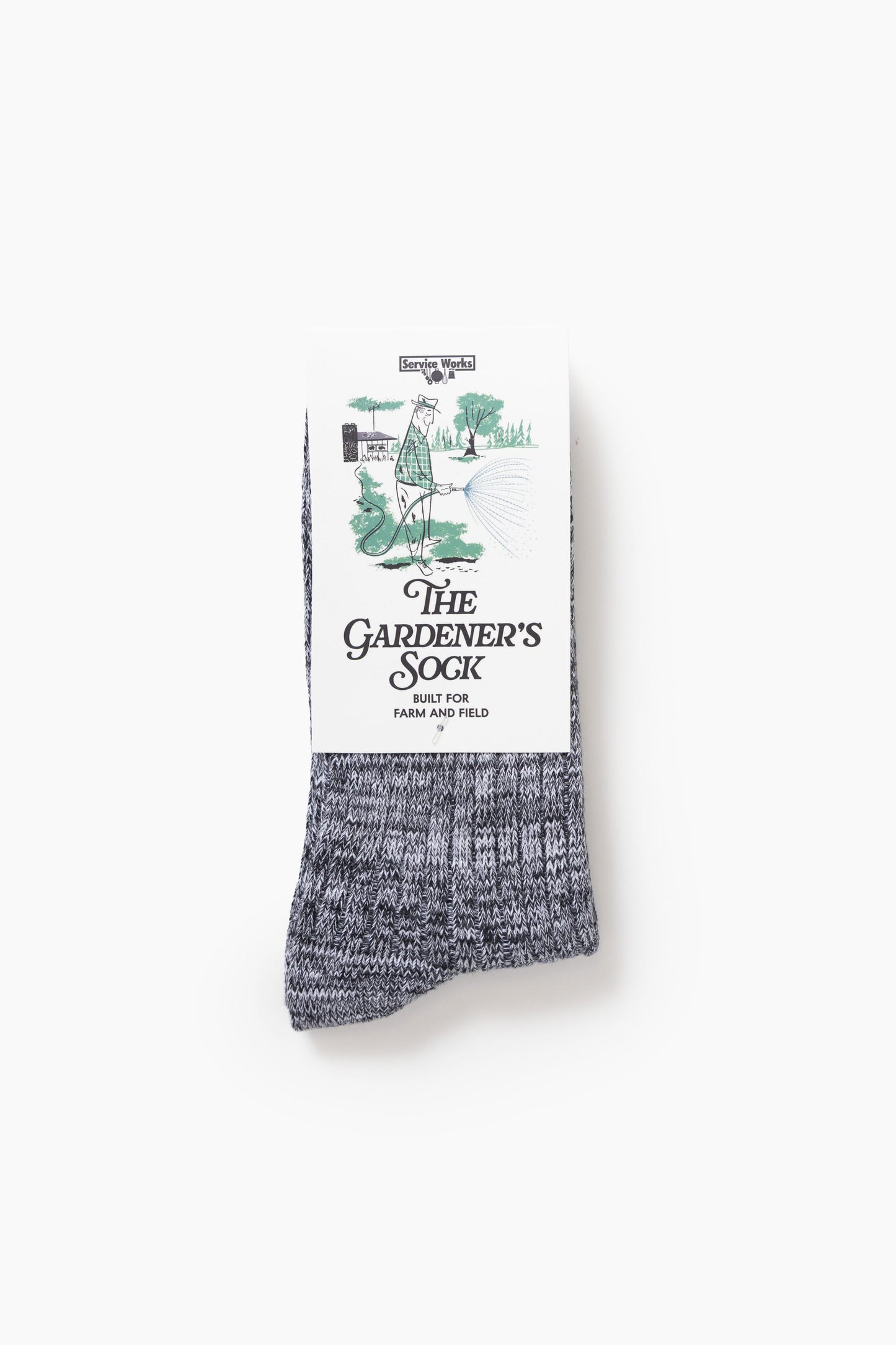Service Works Flecked Socks Black