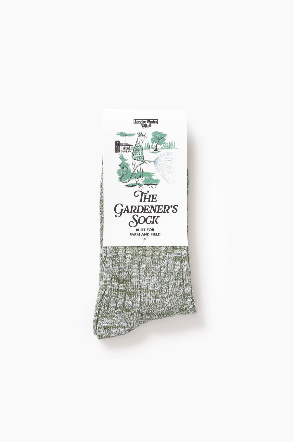 Service Works Flecked Socks Green