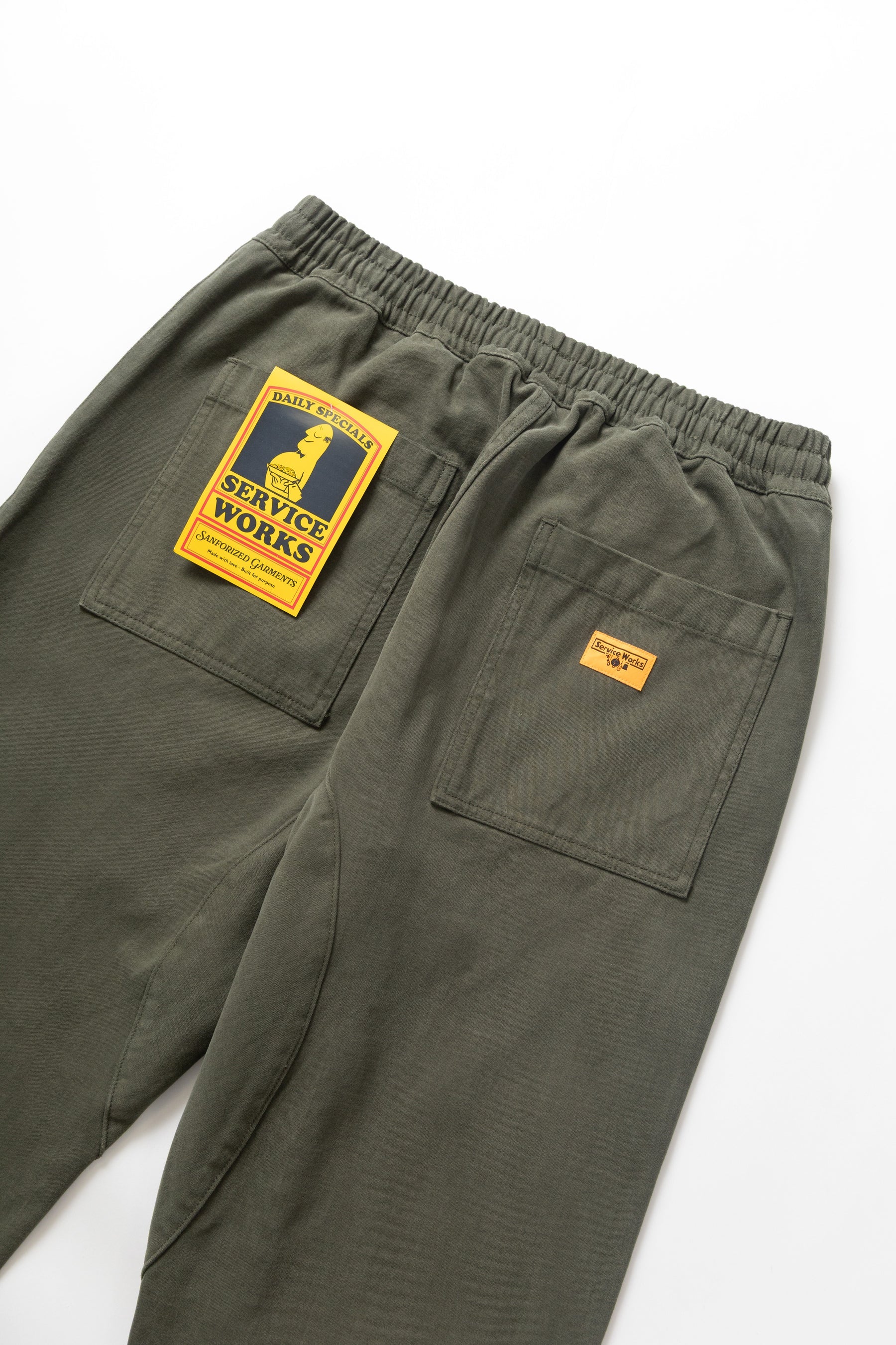 Service Works Moleskin Chef Pants Moss