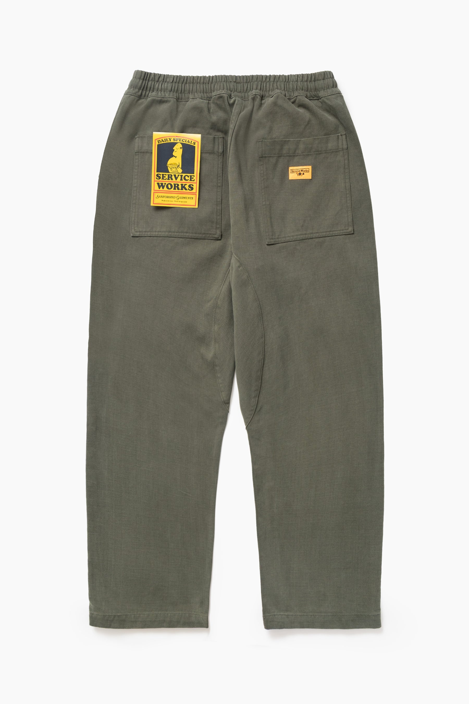 Service Works Moleskin Chef Pants Moss