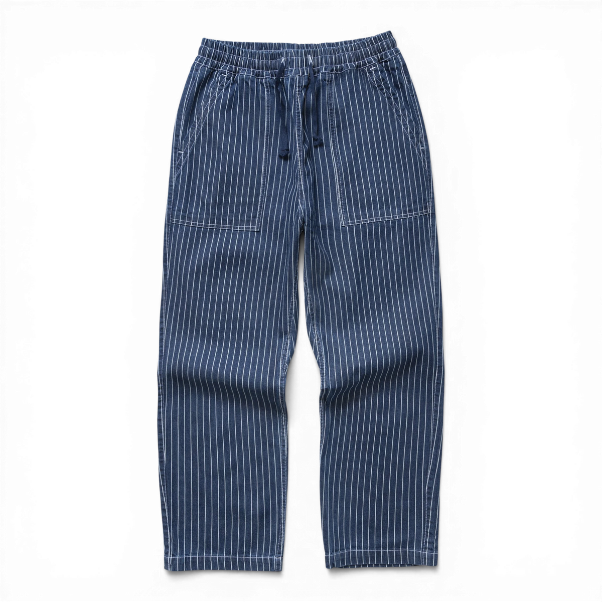 Service Works PINSTRIPE DENIM CHEF PANTS Indigo