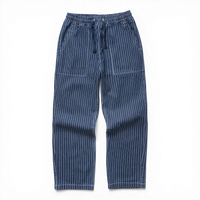 Service Works PINSTRIPE DENIM CHEF PANTS Indigo
