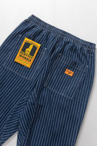 Service Works PINSTRIPE DENIM CHEF PANTS Indigo