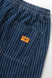 Service Works PINSTRIPE DENIM CHEF PANTS Indigo