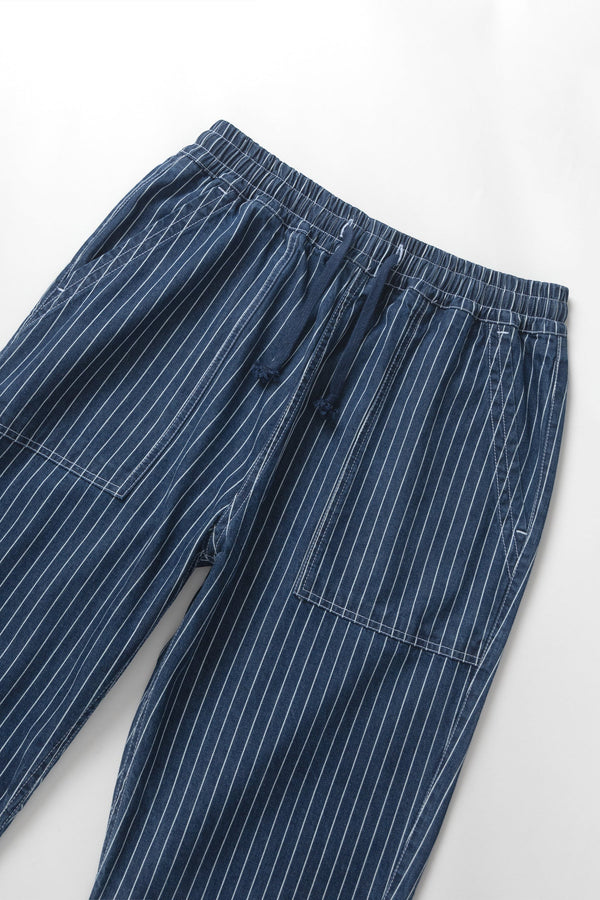 Service Works PINSTRIPE DENIM CHEF PANTS Indigo