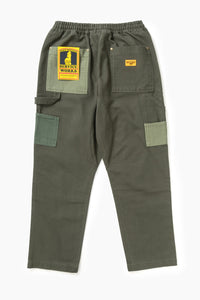 Service Works Patchwork Utility Chef Pants Green
