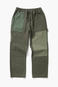 Service Works Patchwork Utility Chef Pants Green