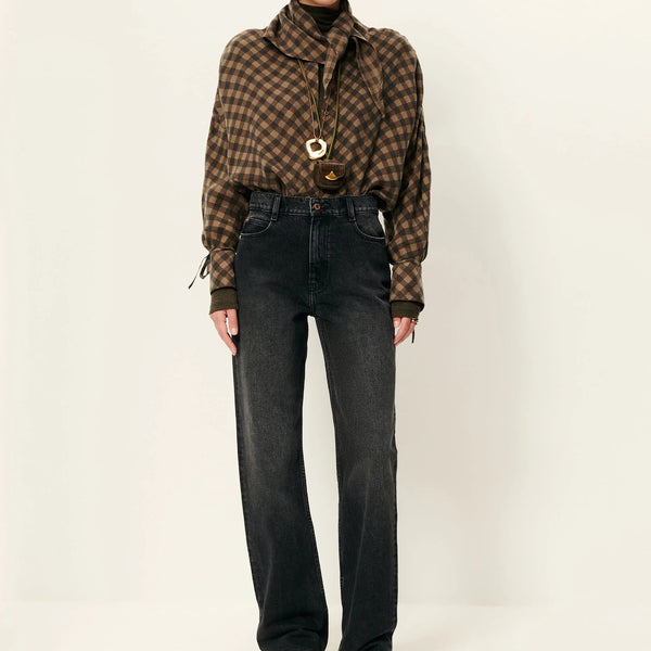 Sessun Chemise Armanchecks Moss Mood — Sessun