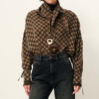 Sessun Chemise Armanchecks Moss Mood