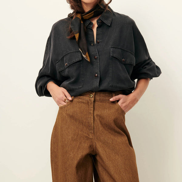 Sessun Chemise Botaniella Brocken Black