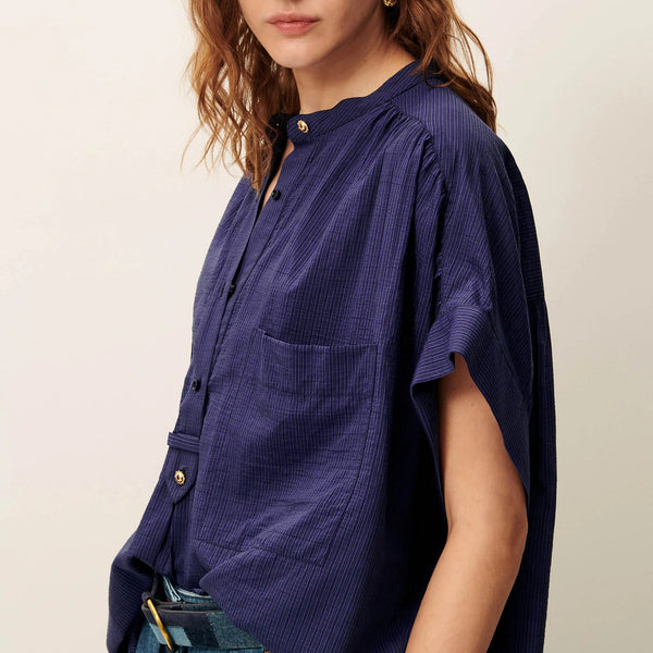 Sessun Chemise Camille Bleu Emilienne