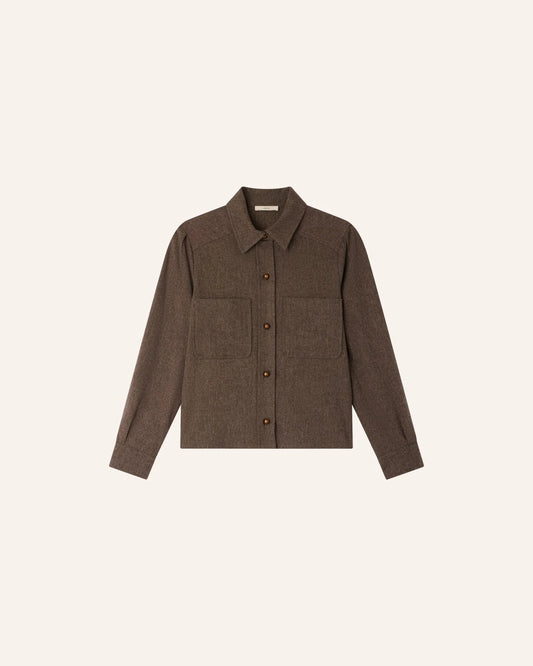 Sessun Chemise THEOWOOL Warm Stone