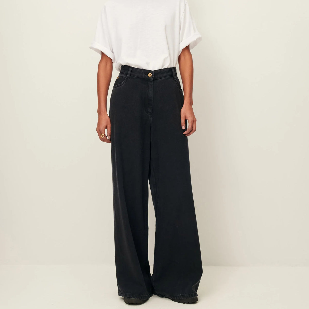 Sessun Jean Dalt Black