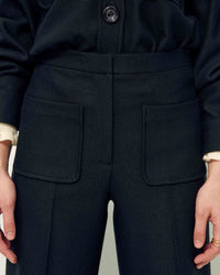 Sessun Pantalon Alberwool Black