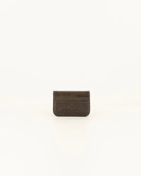 Sessun Porte-cartes Micro diviluz Croco Lichen