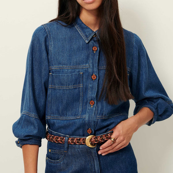 Sessun Surchemise Leone Denim Blue — Sessun