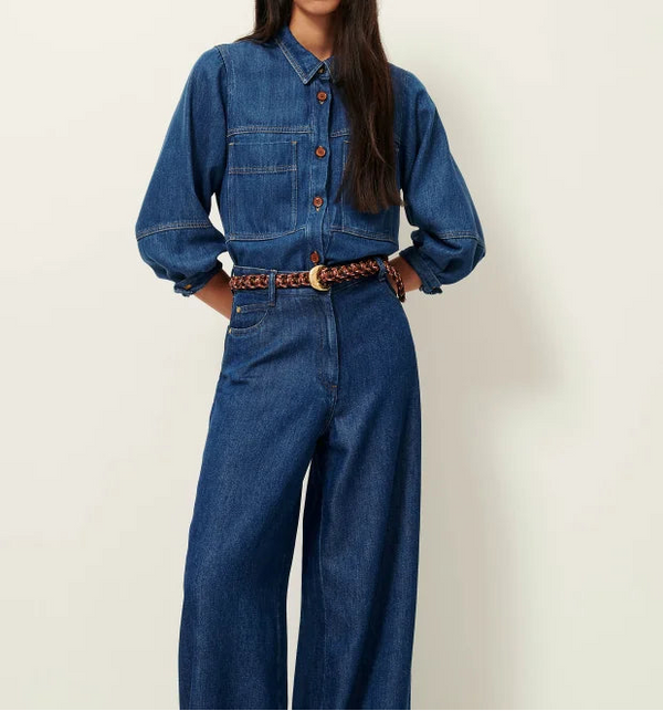 Sessun Surchemise Leone Denim Blue