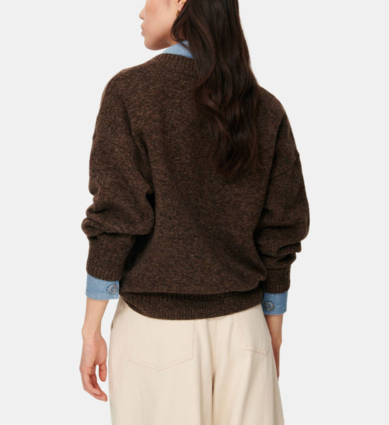 Sessun Sweet Monroe Oversize Cardigan Dark Stone